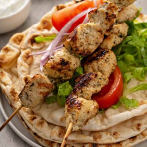 Chicken Shish with Naan